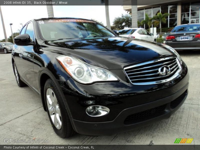 Black Obsidian / Wheat 2008 Infiniti EX 35