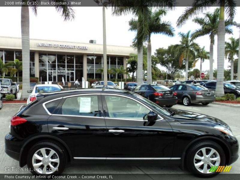 Black Obsidian / Wheat 2008 Infiniti EX 35