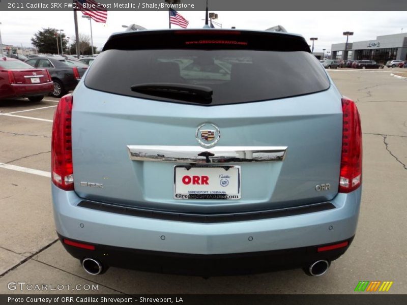 Blue Frost Metallic / Shale/Brownstone 2011 Cadillac SRX FWD