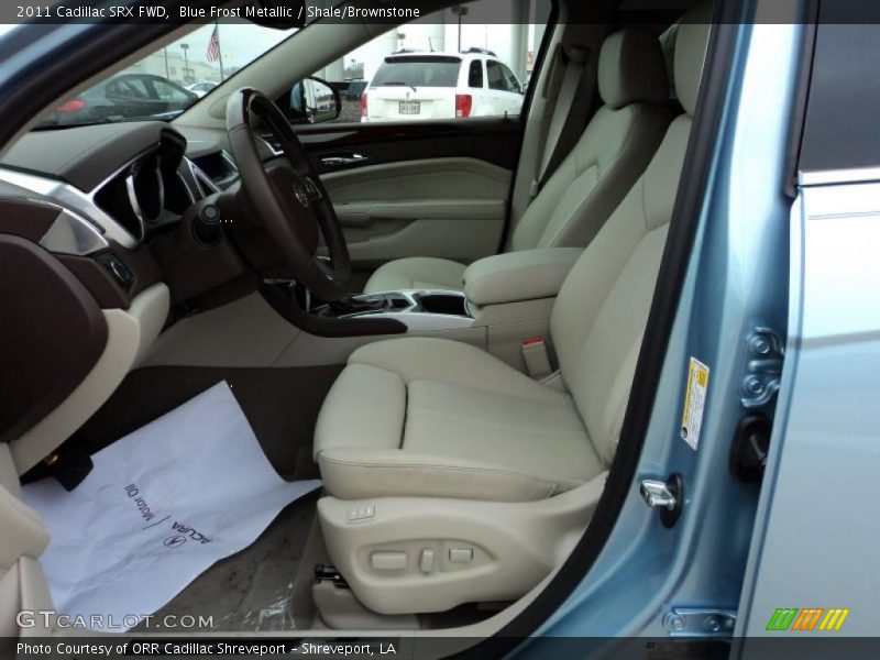 Blue Frost Metallic / Shale/Brownstone 2011 Cadillac SRX FWD