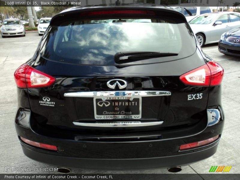 Black Obsidian / Wheat 2008 Infiniti EX 35