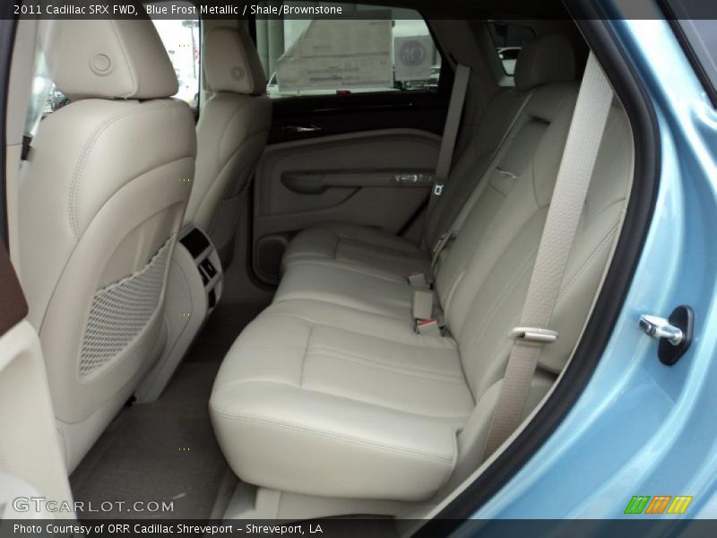 Blue Frost Metallic / Shale/Brownstone 2011 Cadillac SRX FWD