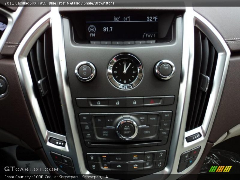 Blue Frost Metallic / Shale/Brownstone 2011 Cadillac SRX FWD