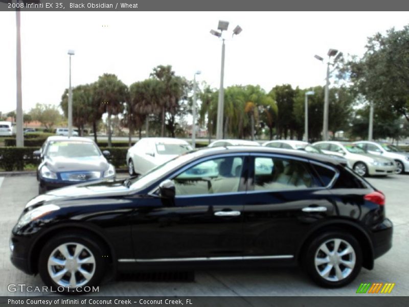 Black Obsidian / Wheat 2008 Infiniti EX 35