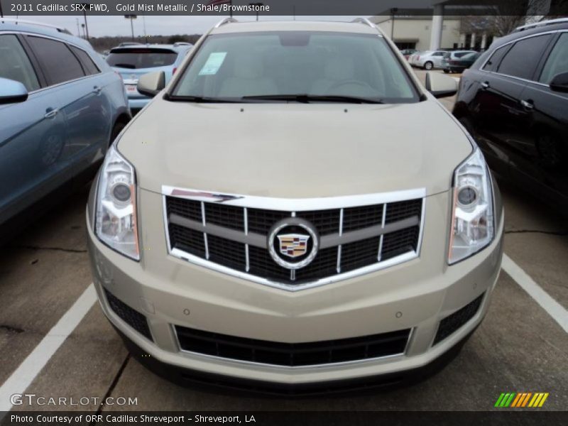 Gold Mist Metallic / Shale/Brownstone 2011 Cadillac SRX FWD