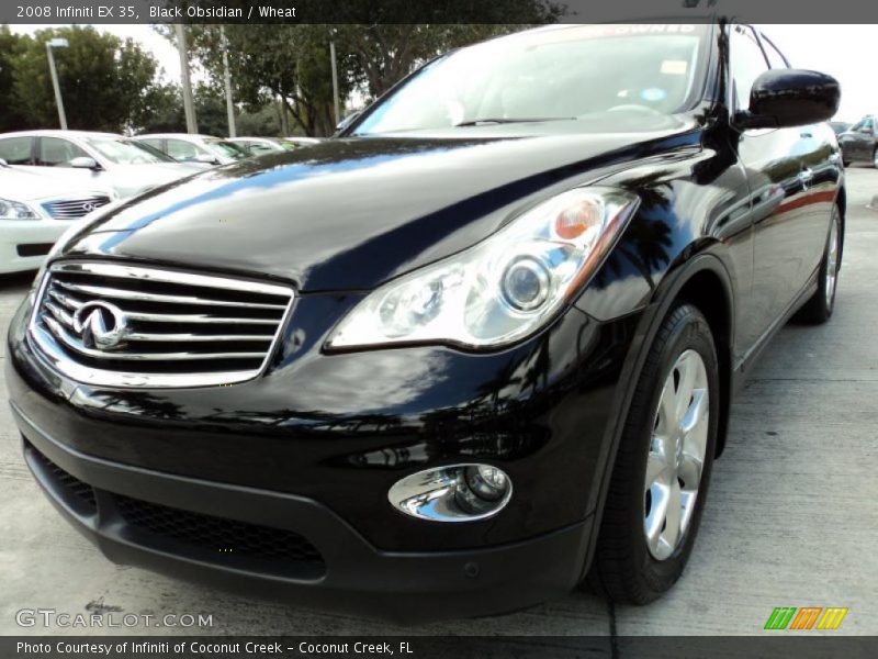 Black Obsidian / Wheat 2008 Infiniti EX 35
