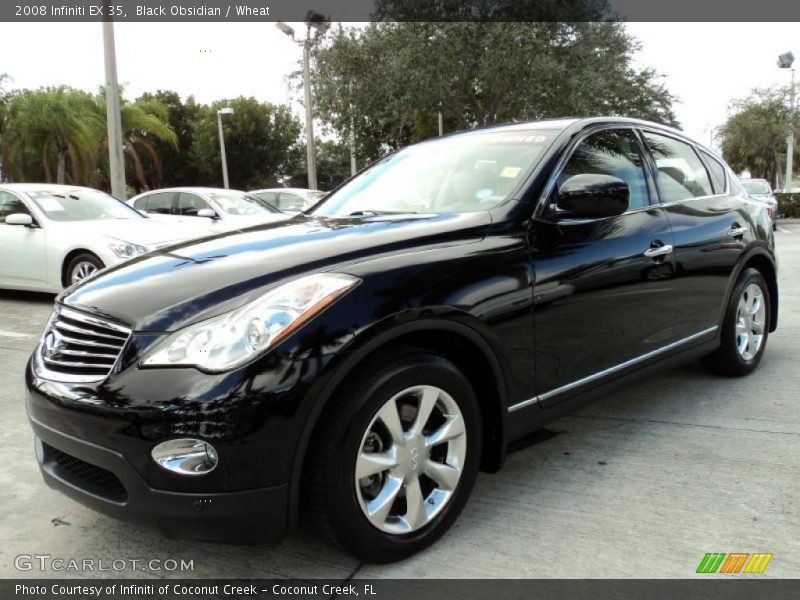 Black Obsidian / Wheat 2008 Infiniti EX 35