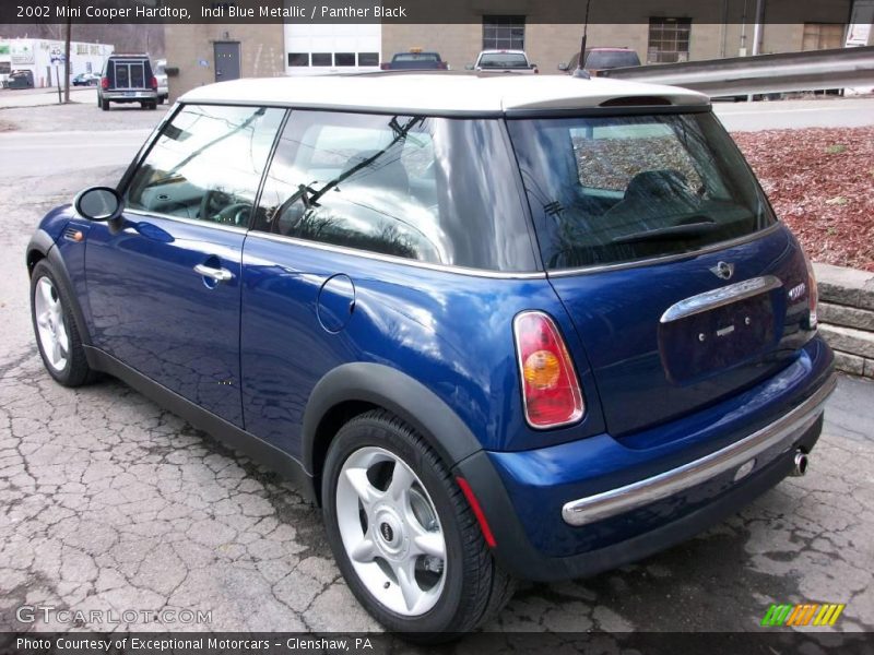 Indi Blue Metallic / Panther Black 2002 Mini Cooper Hardtop