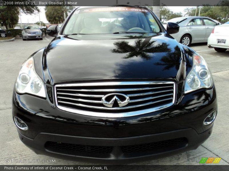 Black Obsidian / Wheat 2008 Infiniti EX 35