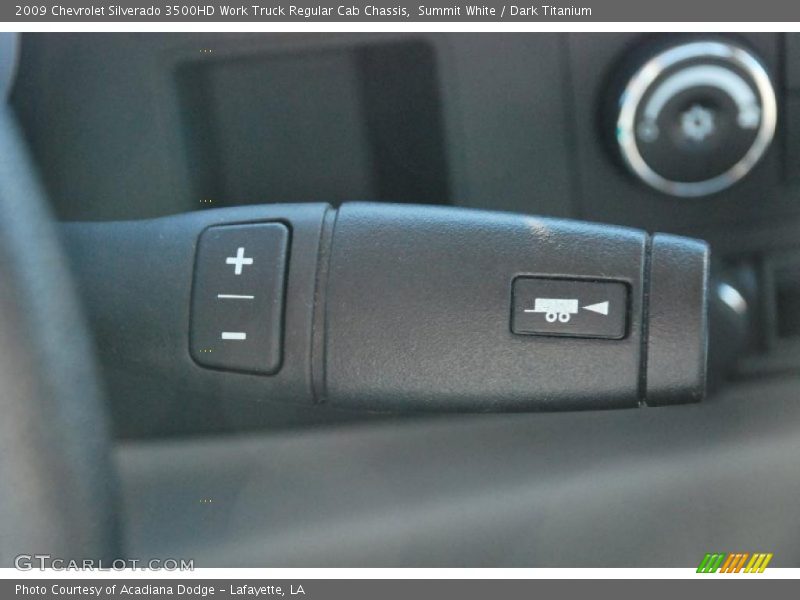 Summit White / Dark Titanium 2009 Chevrolet Silverado 3500HD Work Truck Regular Cab Chassis