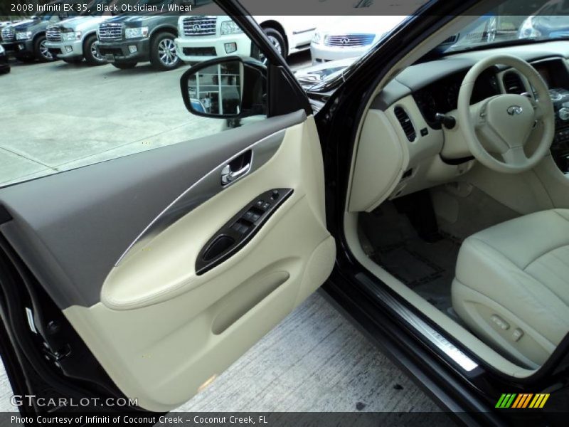 Black Obsidian / Wheat 2008 Infiniti EX 35