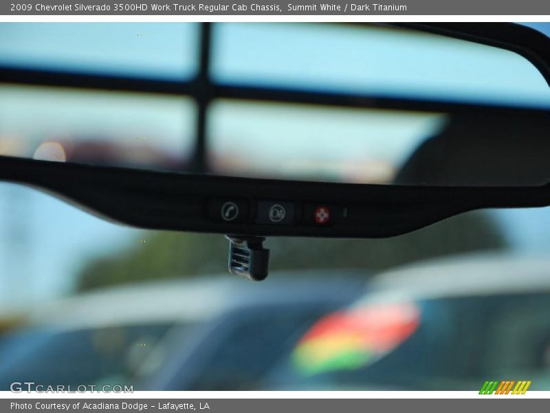 Summit White / Dark Titanium 2009 Chevrolet Silverado 3500HD Work Truck Regular Cab Chassis