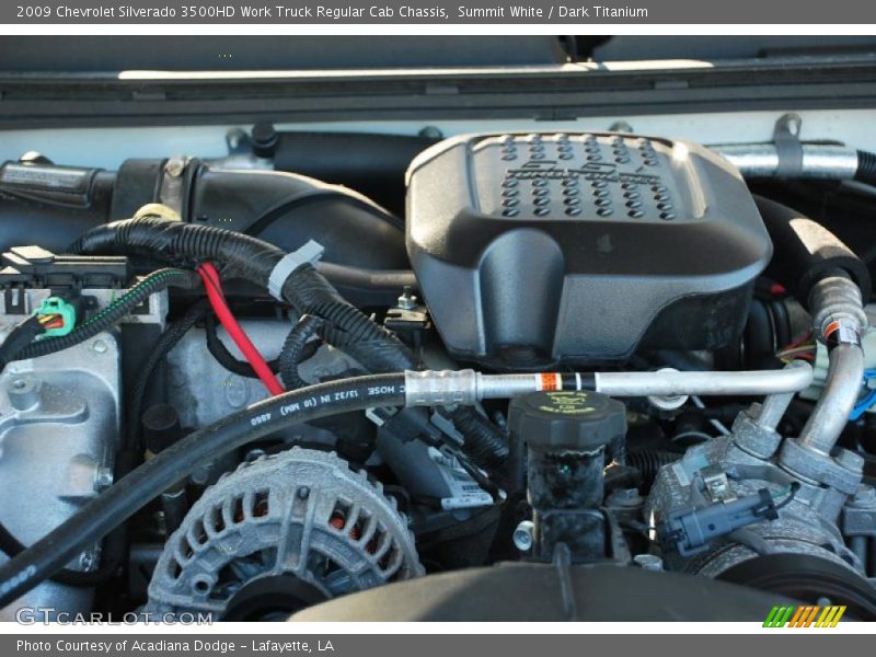  2009 Silverado 3500HD Work Truck Regular Cab Chassis Engine - 6.6 Liter OHV 32-Valve Duramax Turbo-Diesel V8