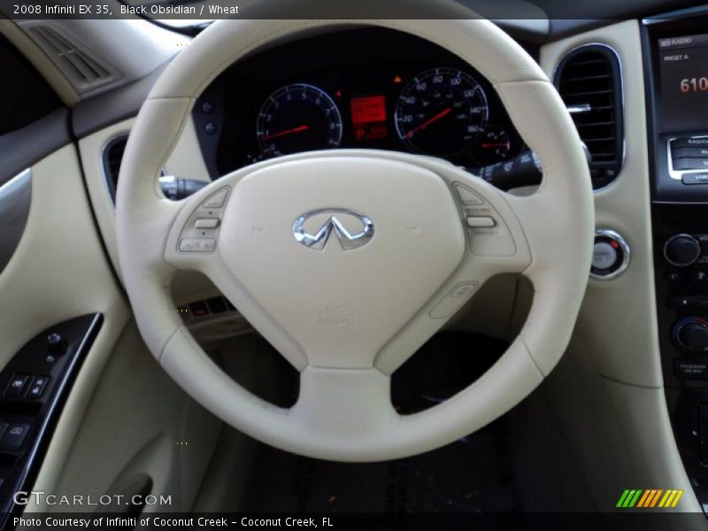Black Obsidian / Wheat 2008 Infiniti EX 35