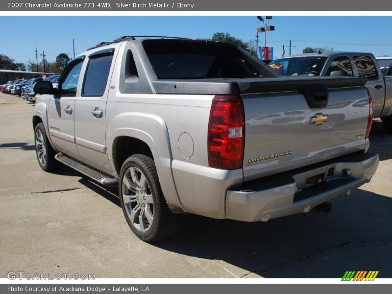 Silver Birch Metallic / Ebony 2007 Chevrolet Avalanche Z71 4WD