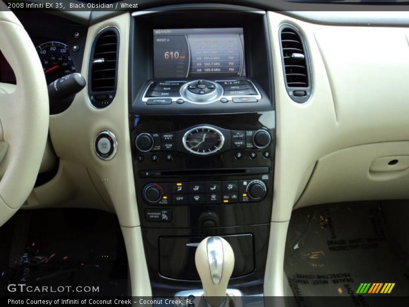Black Obsidian / Wheat 2008 Infiniti EX 35