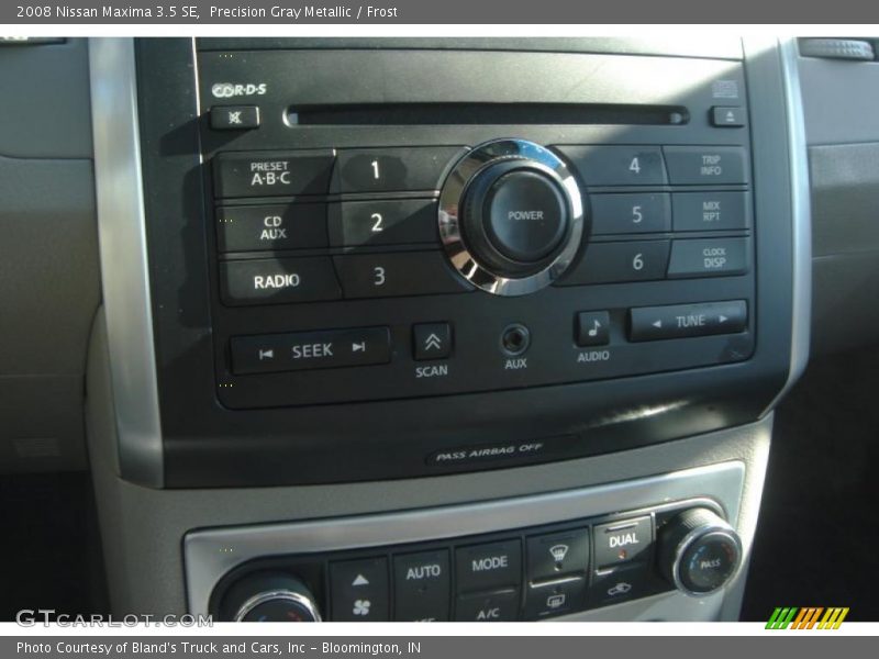 Precision Gray Metallic / Frost 2008 Nissan Maxima 3.5 SE