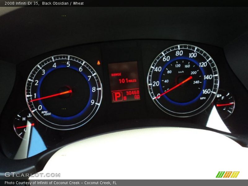 Black Obsidian / Wheat 2008 Infiniti EX 35