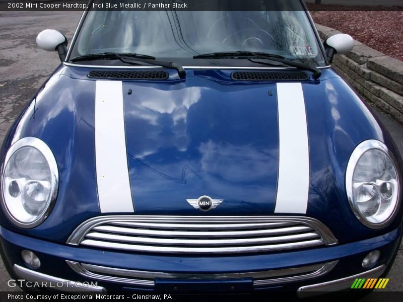 Indi Blue Metallic / Panther Black 2002 Mini Cooper Hardtop
