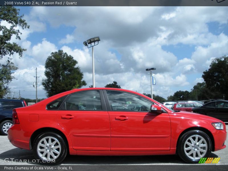 Passion Red / Quartz 2008 Volvo S40 2.4i