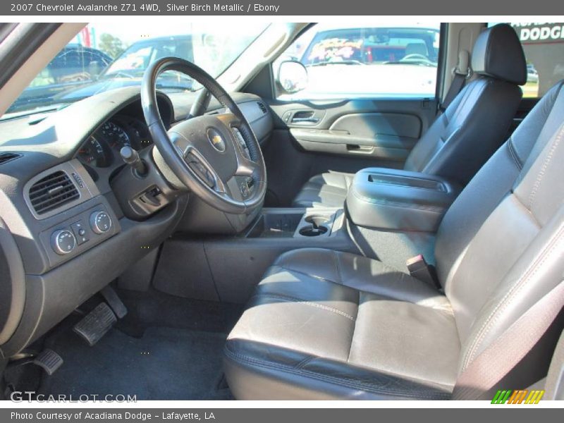 Silver Birch Metallic / Ebony 2007 Chevrolet Avalanche Z71 4WD