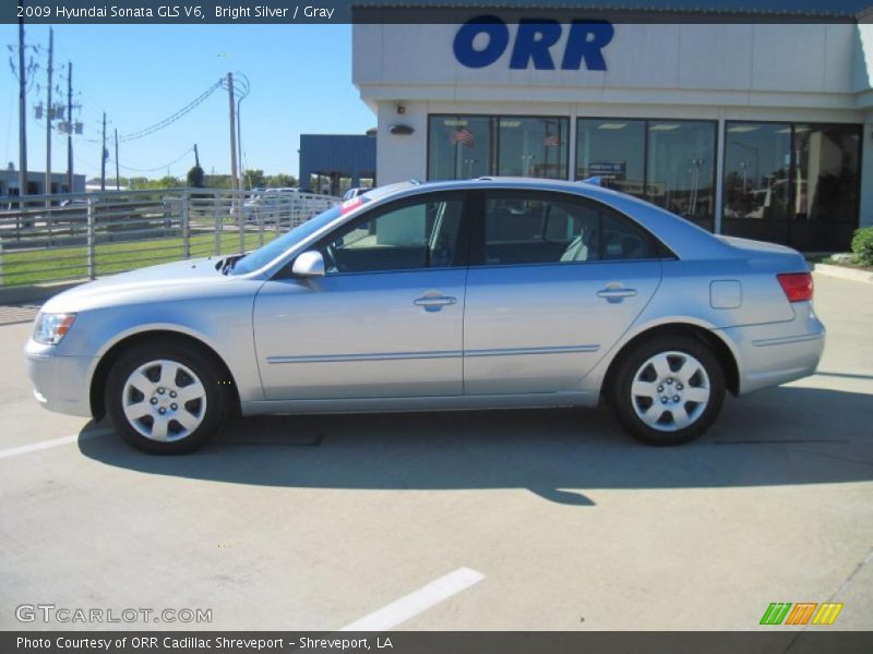 Bright Silver / Gray 2009 Hyundai Sonata GLS V6