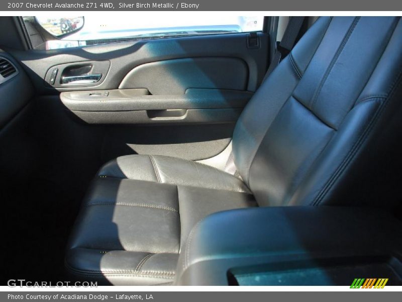Silver Birch Metallic / Ebony 2007 Chevrolet Avalanche Z71 4WD