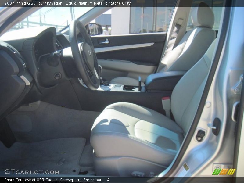  2007 G 35 Journey Sedan Stone Gray Interior