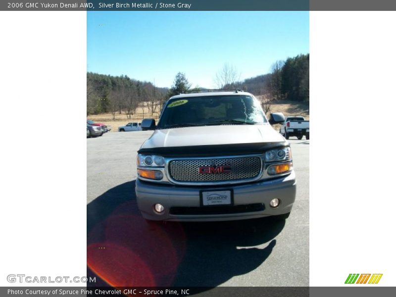 Silver Birch Metallic / Stone Gray 2006 GMC Yukon Denali AWD