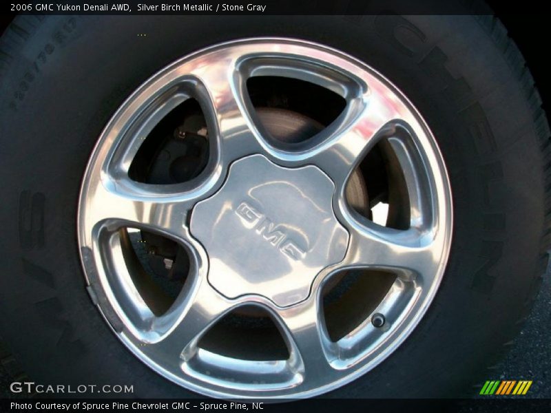 Silver Birch Metallic / Stone Gray 2006 GMC Yukon Denali AWD