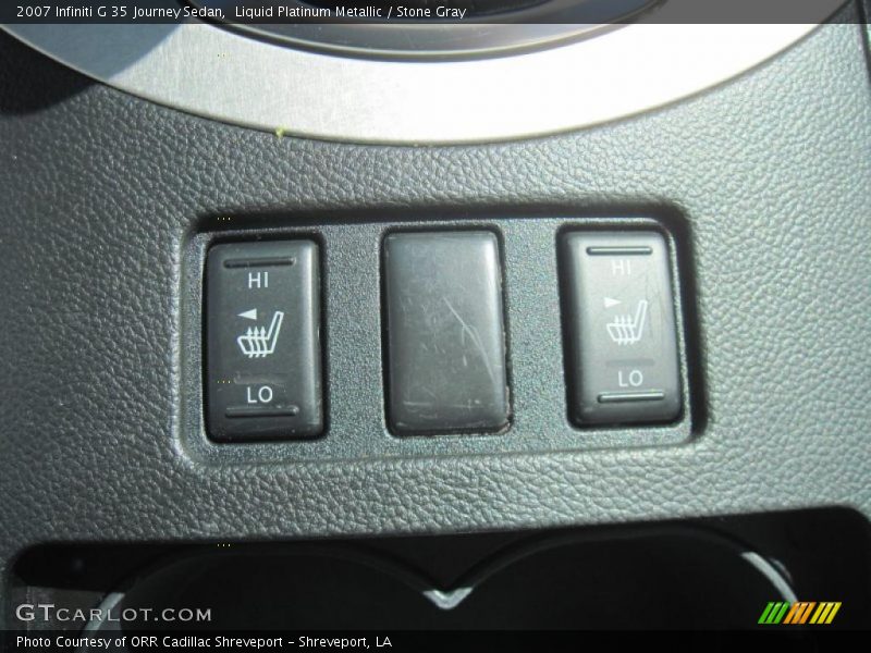 Liquid Platinum Metallic / Stone Gray 2007 Infiniti G 35 Journey Sedan