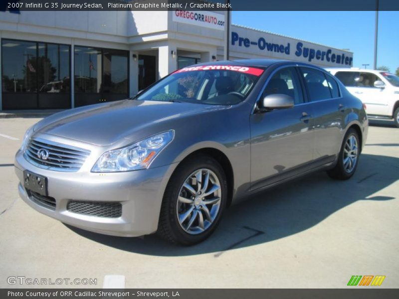 Platinum Graphite Metallic / Graphite Black 2007 Infiniti G 35 Journey Sedan