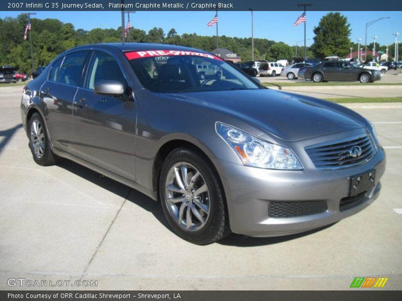 Front 3/4 View of 2007 G 35 Journey Sedan