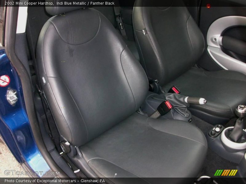 Indi Blue Metallic / Panther Black 2002 Mini Cooper Hardtop