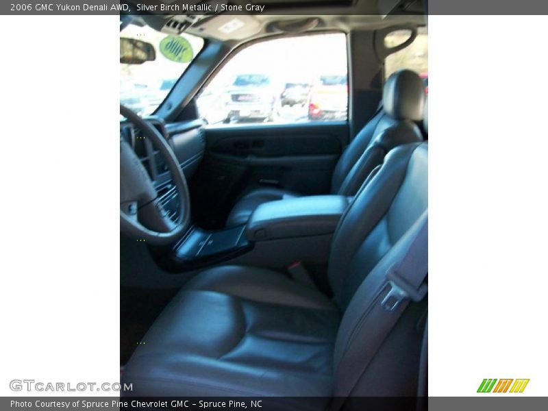 Silver Birch Metallic / Stone Gray 2006 GMC Yukon Denali AWD