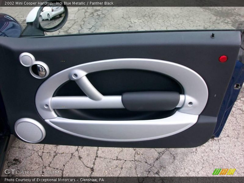 Indi Blue Metallic / Panther Black 2002 Mini Cooper Hardtop