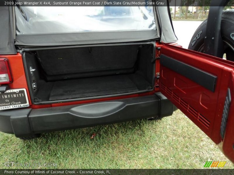 Sunburst Orange Pearl Coat / Dark Slate Gray/Medium Slate Gray 2009 Jeep Wrangler X 4x4