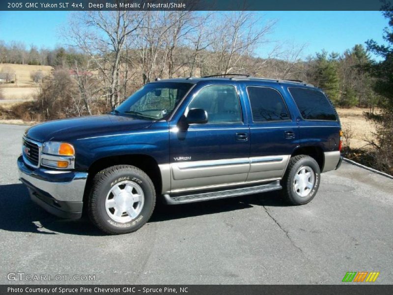 Deep Blue Metallic / Neutral/Shale 2005 GMC Yukon SLT 4x4