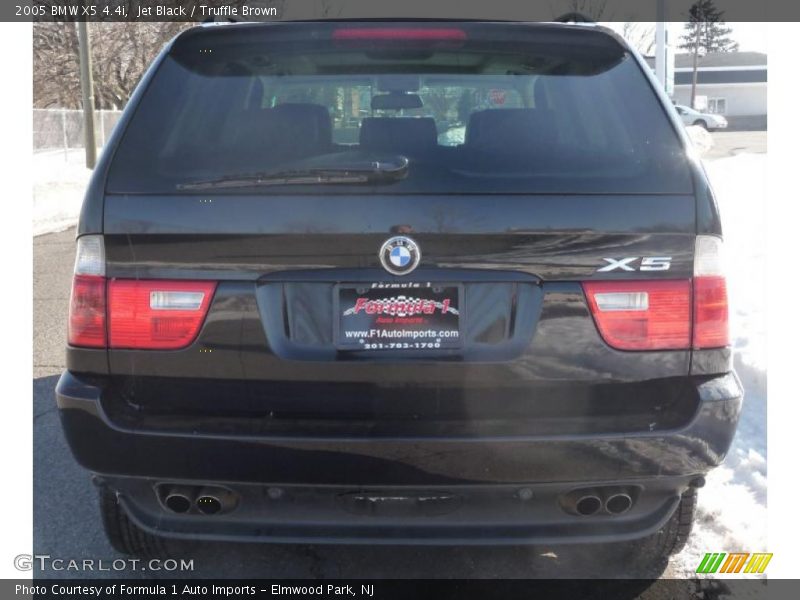 Jet Black / Truffle Brown 2005 BMW X5 4.4i