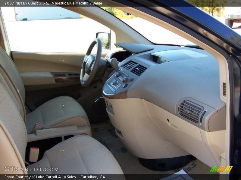 Majestic Blue Metallic / Beige 2007 Nissan Quest 3.5 S