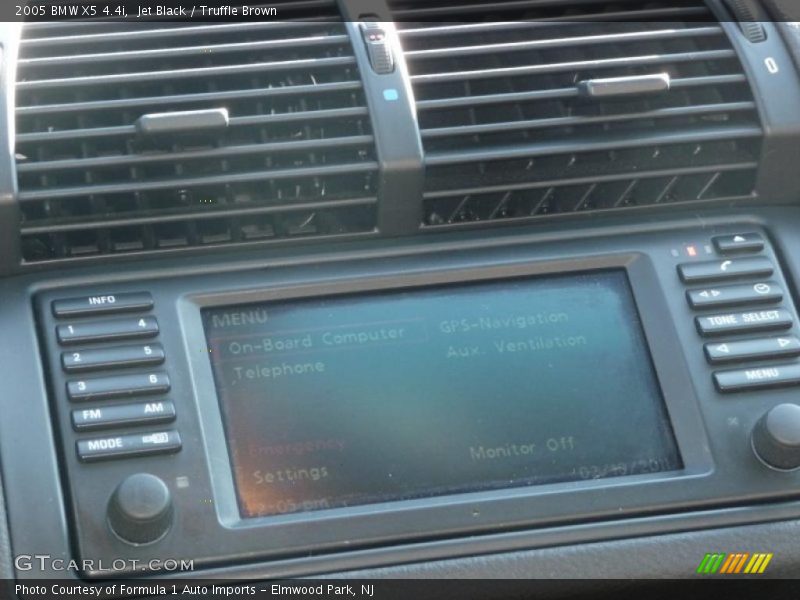 Jet Black / Truffle Brown 2005 BMW X5 4.4i