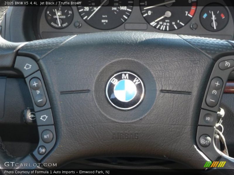 Jet Black / Truffle Brown 2005 BMW X5 4.4i
