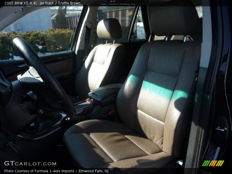Jet Black / Truffle Brown 2005 BMW X5 4.4i