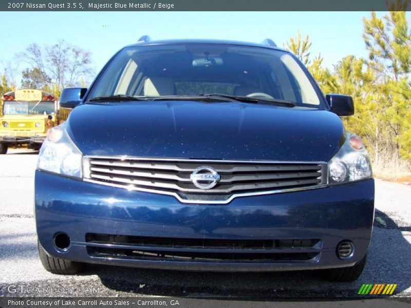 Majestic Blue Metallic / Beige 2007 Nissan Quest 3.5 S