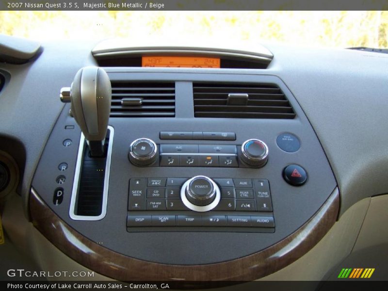 Majestic Blue Metallic / Beige 2007 Nissan Quest 3.5 S