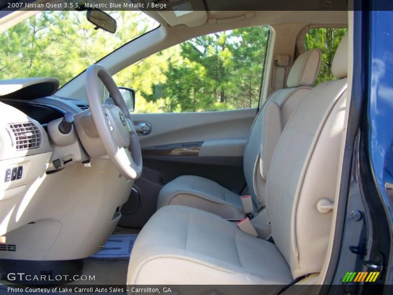 Majestic Blue Metallic / Beige 2007 Nissan Quest 3.5 S