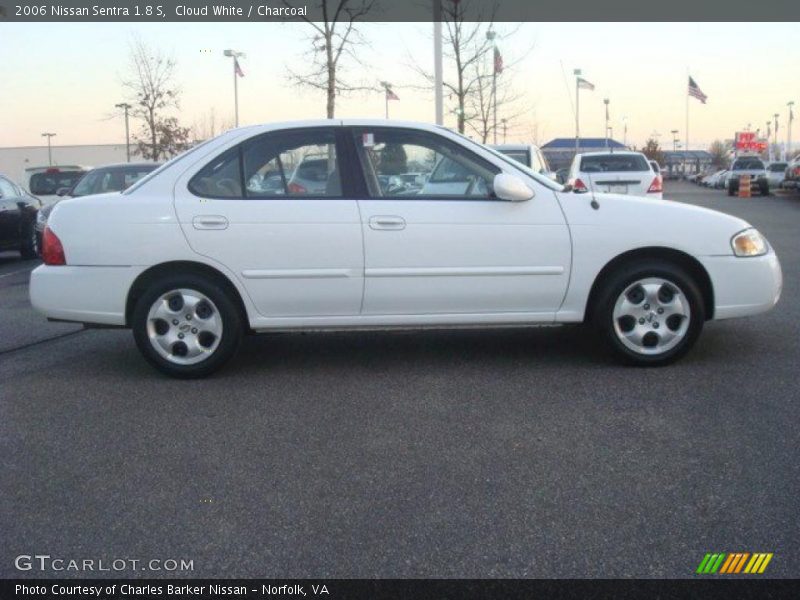 Cloud White / Charcoal 2006 Nissan Sentra 1.8 S