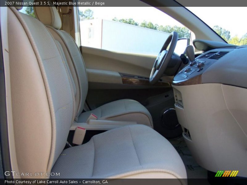 Majestic Blue Metallic / Beige 2007 Nissan Quest 3.5 S