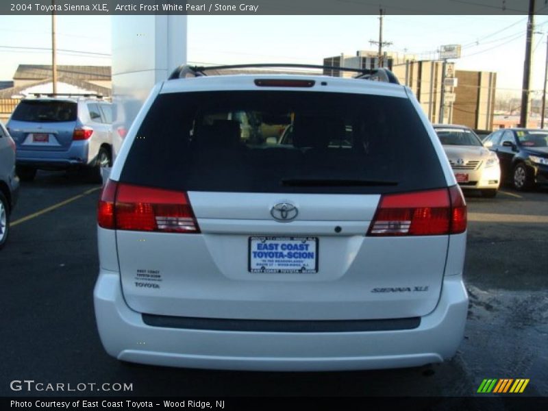 Arctic Frost White Pearl / Stone Gray 2004 Toyota Sienna XLE