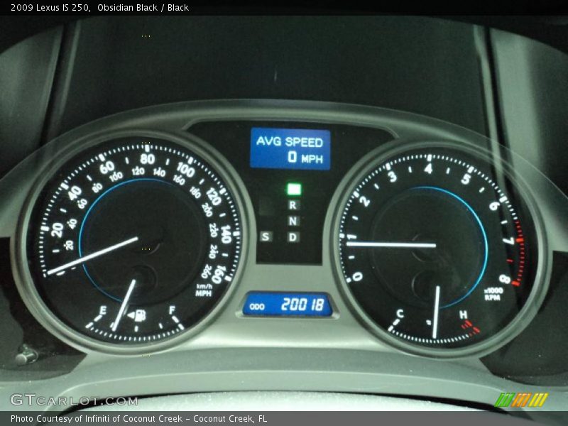 Obsidian Black / Black 2009 Lexus IS 250